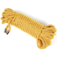 satijnen bdsm touw geel