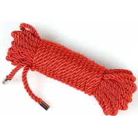 satijnen bdsm touw rood