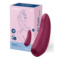 Satisfyer 'Curvy 1+' luchtdrukvibrator - rood