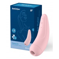 Satisfyer Curvy 2+ luchtdrukvibrator - roze