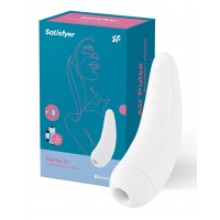 Satisfyer Curvy 2+ luchtdrukvibrator - wit