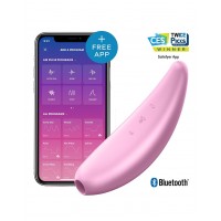 Satisfyer Curvy 3+ luchtdrukvibrator - roze