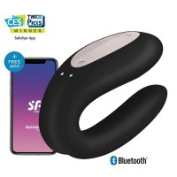 Satisfyer Double Joy duo vibrator - zwart
