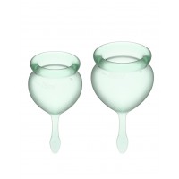 Satisfyer Feel Good menstrual cup - lichtgroen