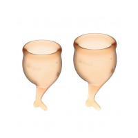 Satisfyer Feel Secure menstrual cup - oranje