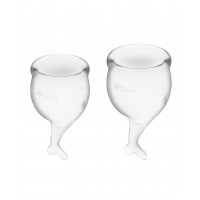 Satisfyer Feel Secure menstrual cup - wit