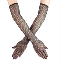 sexy handschoenen visnet glitters
