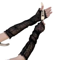 sexy handschoenen spin motief