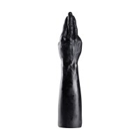siliconen fisting dildo hand zwart