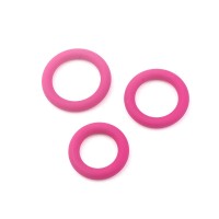 Siliconen cockring set roze 30 - 35 - 40 mm