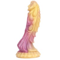 Siliconen gekleurde dildo met zuignap-dils003 