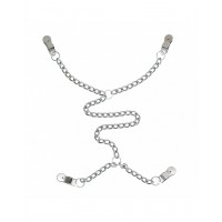Bondage Play metalen tepelklem + schaamlipklem