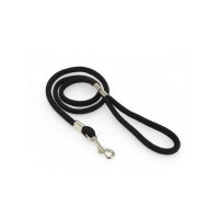 Zwarte hondenriem met halsband