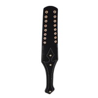 twee laags paddle nepleer bdsm zwart