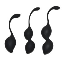 vaginaballen kit geneva siliconen zwart
