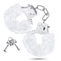 witte handboeien pluche