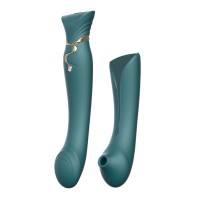 Zalo Queen PulseWave vibrator - groen