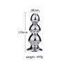 buttplug paars kristal 50 - 170 mm