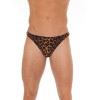 amorable mannen string luipaardprint