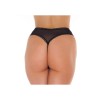 amorable open slip strik dames zwart