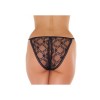 amorable open tanga dames zwart