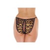 amorable open tanga dames luipaardprint