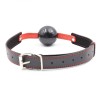 ballgag met nep leren band