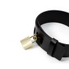 bdsm halsband nep leer metalen slot