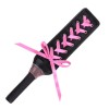 bdsm paddel kunstleder roze strik