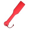 bdsm paddle letters rood pu leer