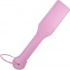 bdsm paddle letters roze pu leer
