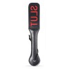 bdsm paddle met letters pu leer