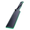 bdsm paddle zwart groen nep leer