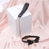 bdsm set kattenbel strikjes halsband aanlijnriem
