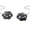 PU leren halsband met spikes en tepelstickers