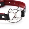 bdsm halsband met kattenkop