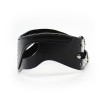 bdsm halsband zwart twee gespen