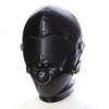 Bondage Play leren hoofdmasker sextoy sm