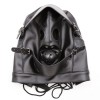 Bondage Play leren hoofdmasker bdsm