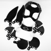 bdsm masker afneembare oren en halsband puleer