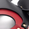 bdsm masker muizenoren zwart rood