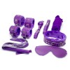 bdsm set 10 stuks paars