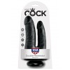 black dubbel cock dildo sextoy