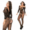 volledige bodysuit bloempatroon