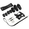 bondage set zwart 6 onderdelen