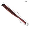 bondage zweep slag touw gewoven zwart rood