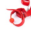 bondage boeien set ballgag rood