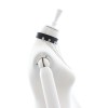 PU leren SM halsband met kettingen zwart