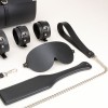 bondage set 12 stuks zwart