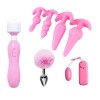 Roze sextoy kit voor vrouwen 7-delig